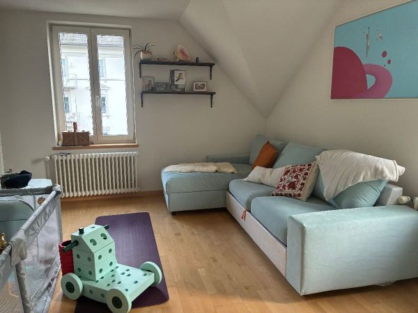 bright and spacious living room