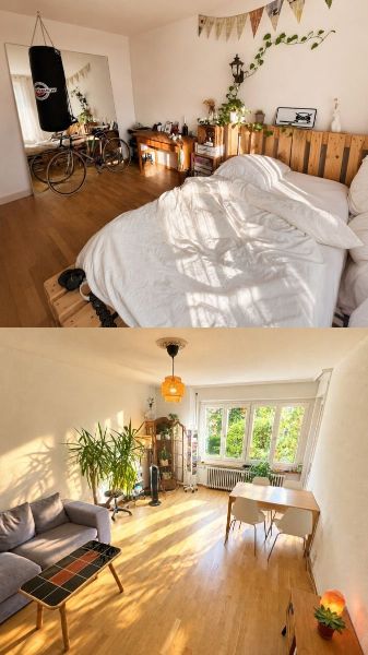 Dein Zimmer und das Wohnzimmer