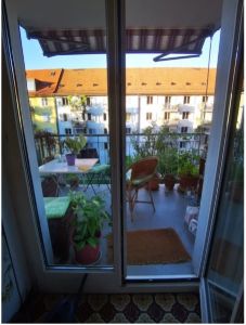 Balkon zum Innenhof