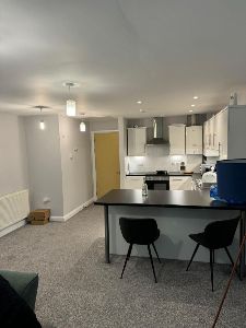 Dining and kitchen area