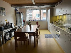 Shared kitchen.