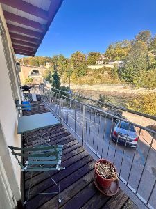 The Aare-view from our balcony!