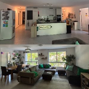 Kombiniertes Wohnzimmer/Küche