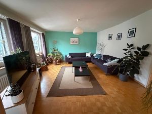 Das grosszügige Wohnzimmer